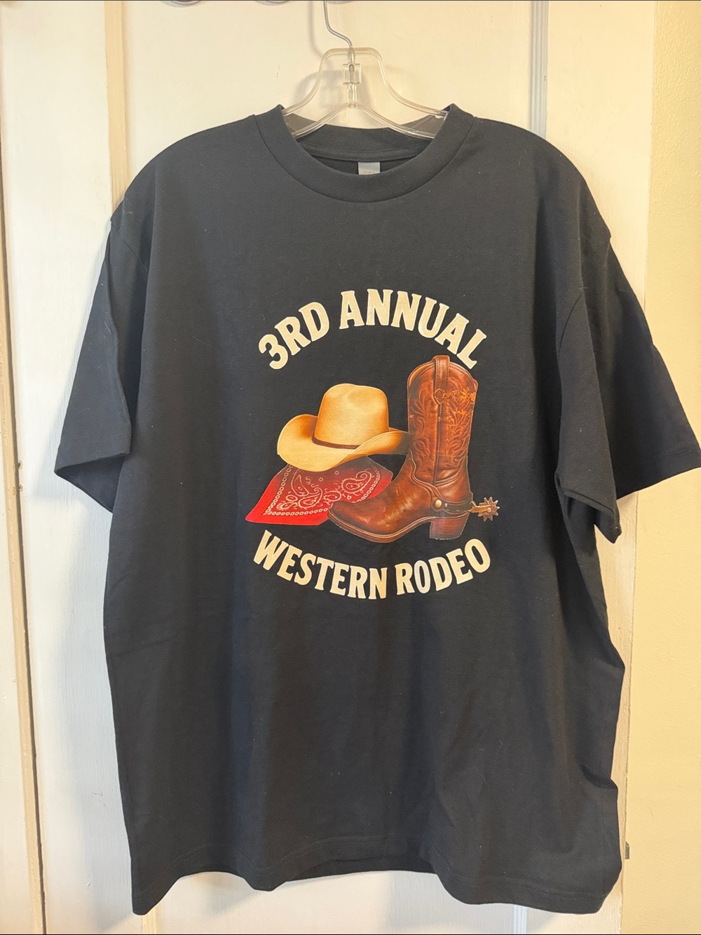 Western Rodeo Graphic Tee - Black